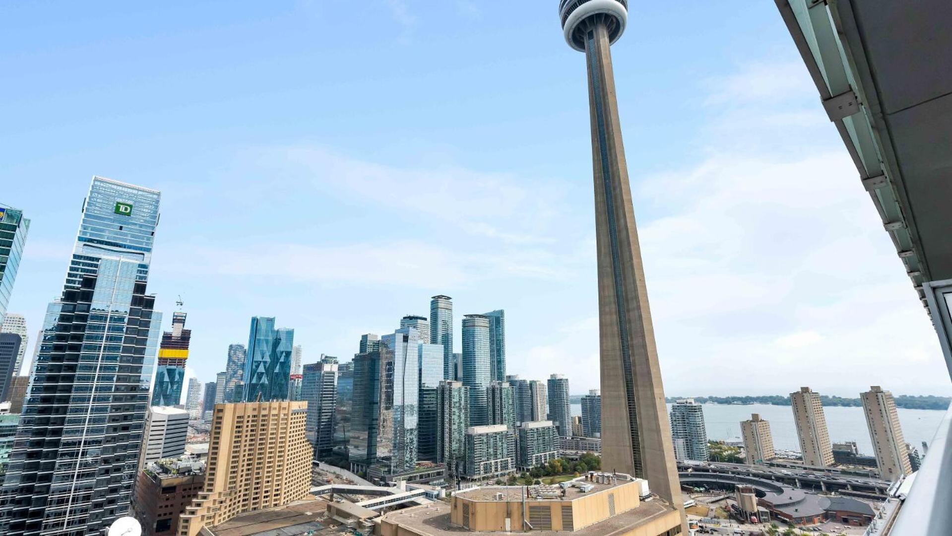 2Bedroom Cn Tower And Water Views - Free Parking - Rooftop Pool Toronto Eksteriør bilde